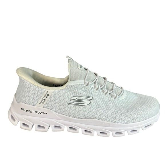 Skechers Other - Skechers Hands Free Slip-ins Glide-Step Altus White Grey Sneakers Size 12